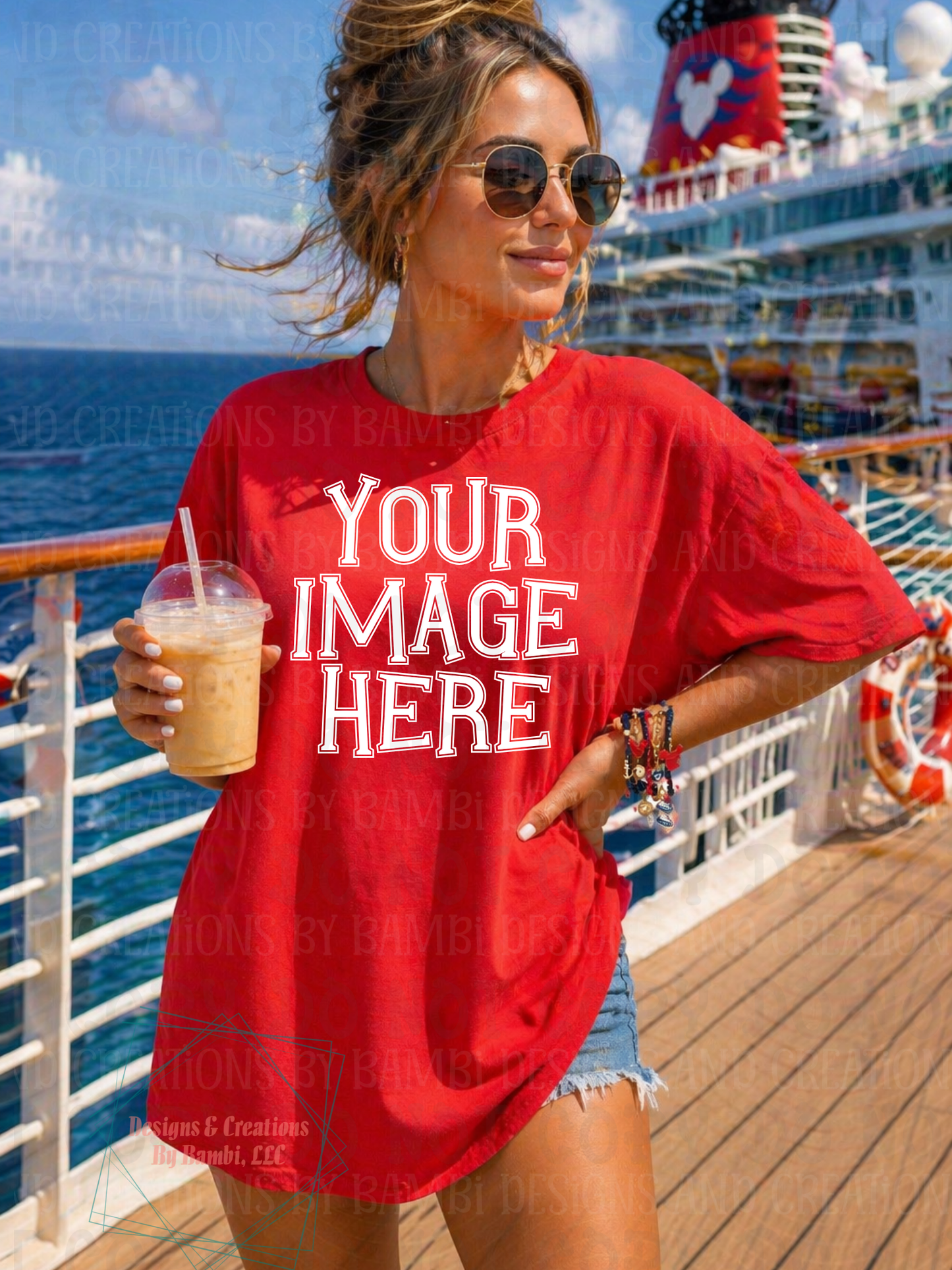 Beach-Cruise Gildan Apparel Mock Ups