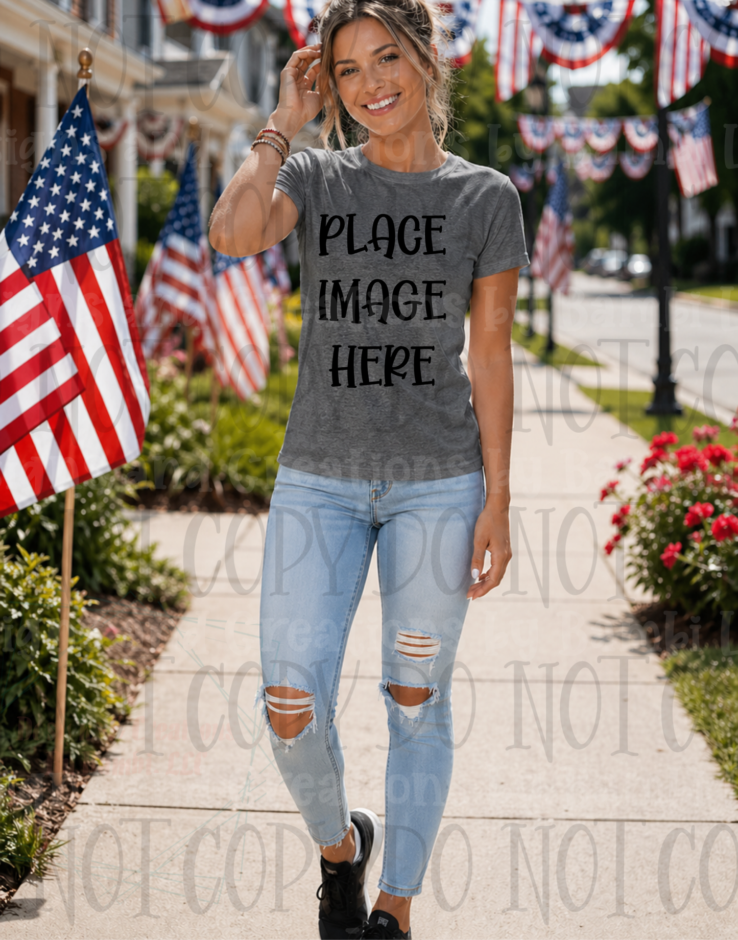 Patriotic-4th of July Outdoors Apparel Mock Ups