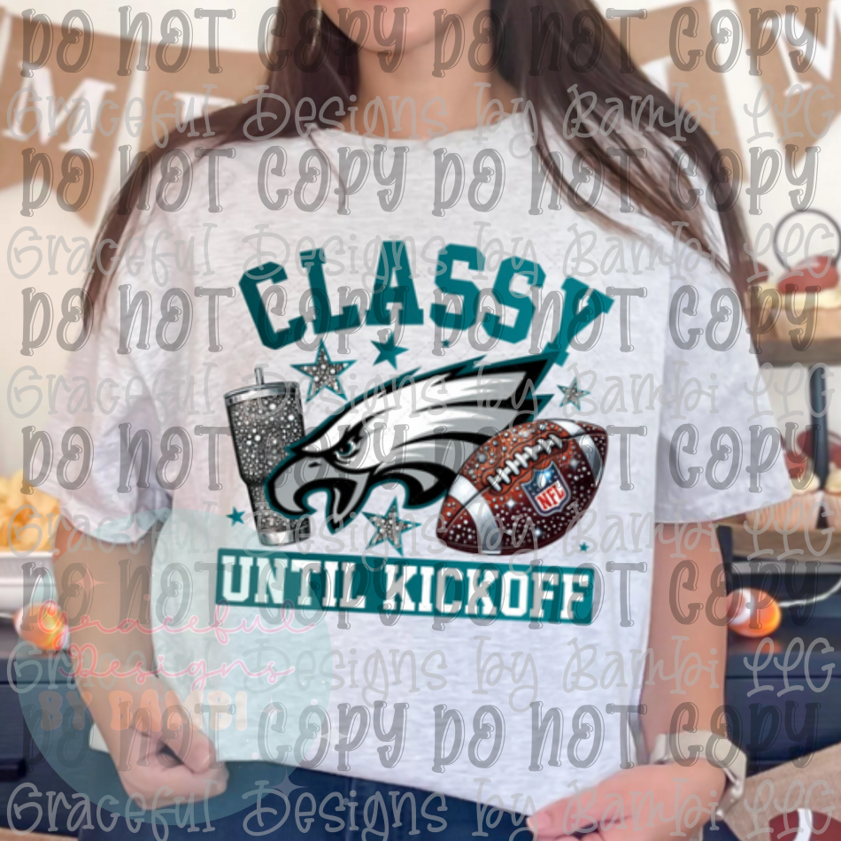 Faux Sequin Classy Until Kickoff Collection