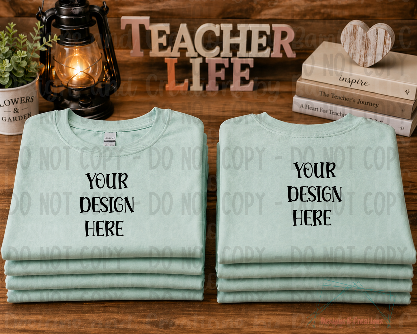 Teacher Life Gildan Apparel Mock Ups