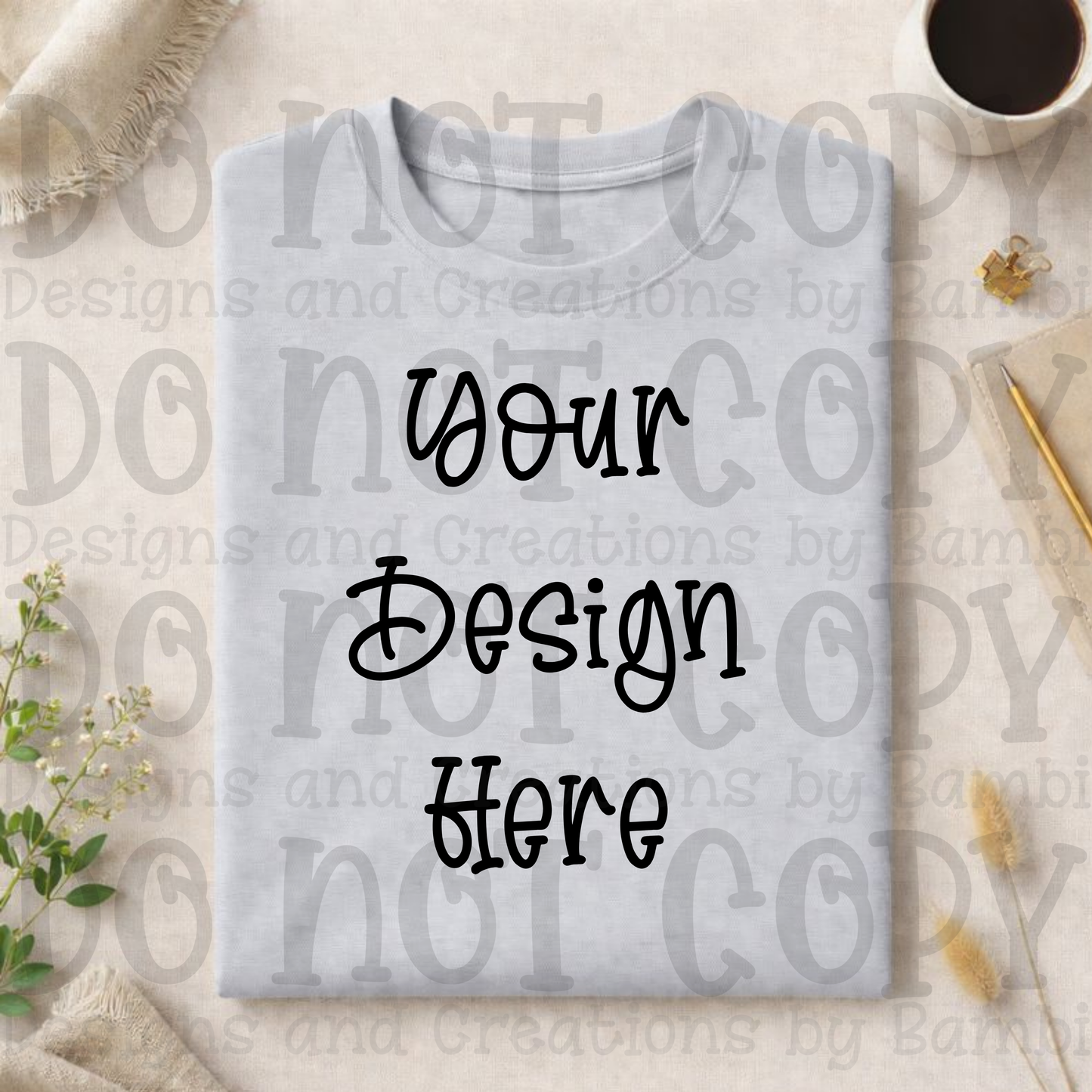 Minimalist Folded Tshirt Apparel Mock Ups