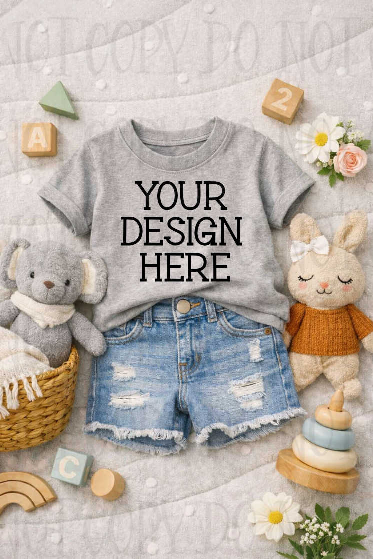 Mommy and Me Boutique Themed Apparel Mock Ups