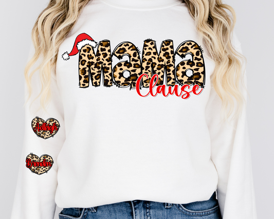 Leopard Custom Personalized Mama Clause
