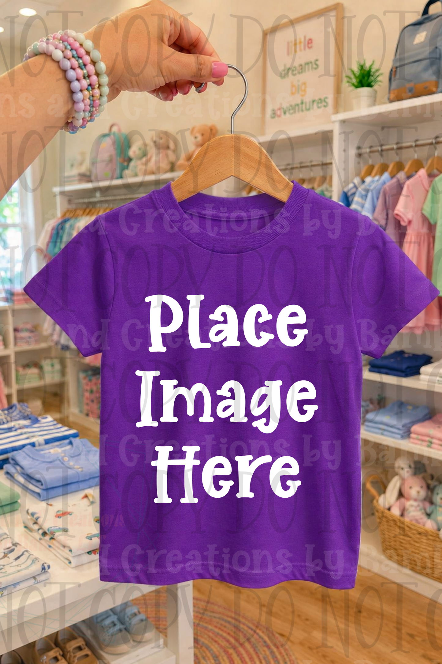 Variety of Boutique Style Shop Adult and Children Apparel Mock Ups (Various Brands)