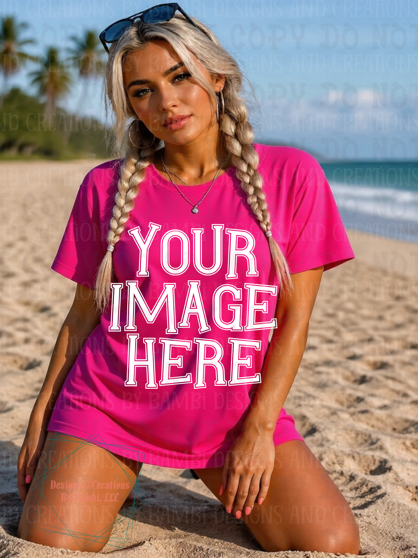 Beach-Cruise Gildan Apparel Mock Ups