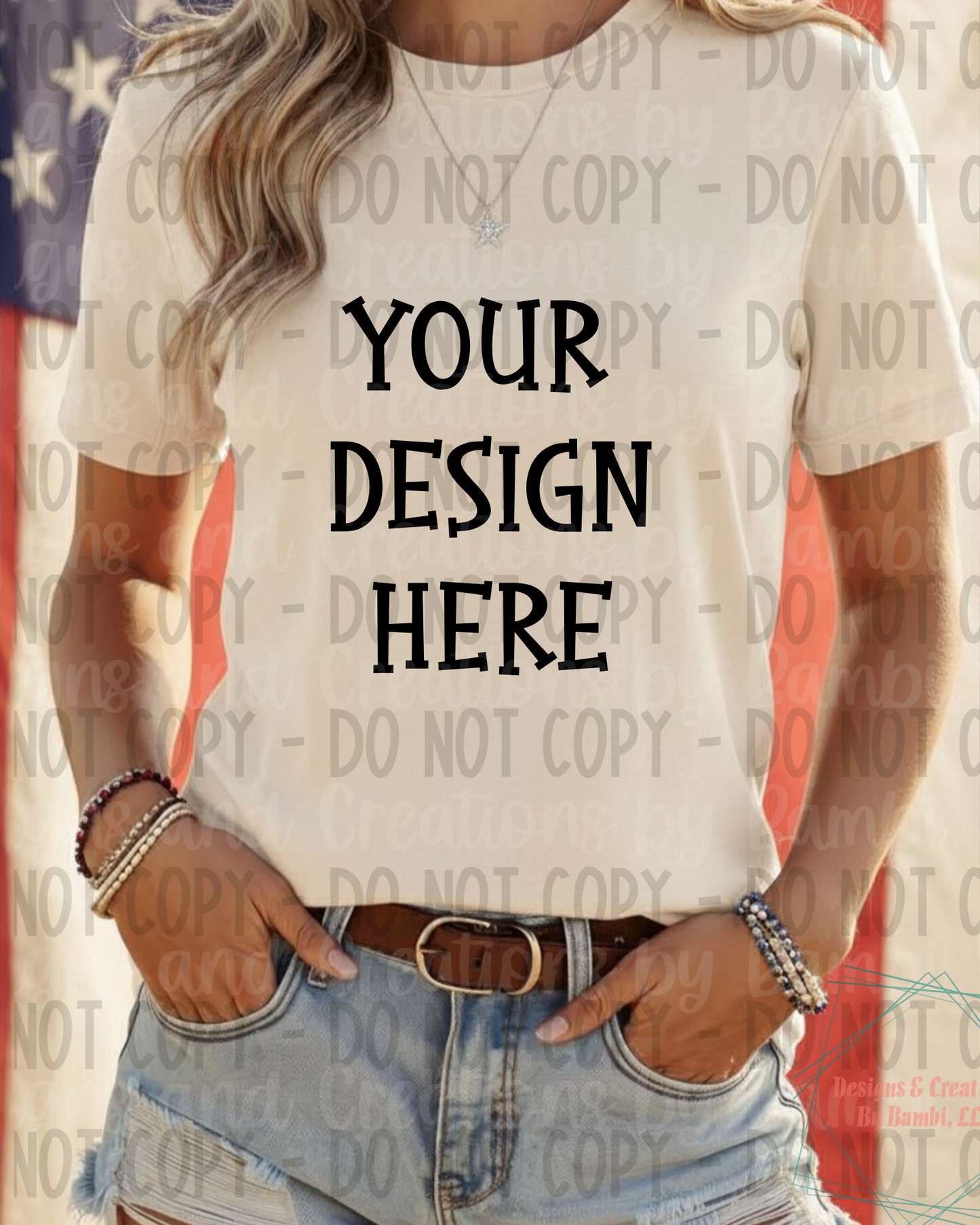 Patriotic- 4th of July Gildan Apparel Mock Ups