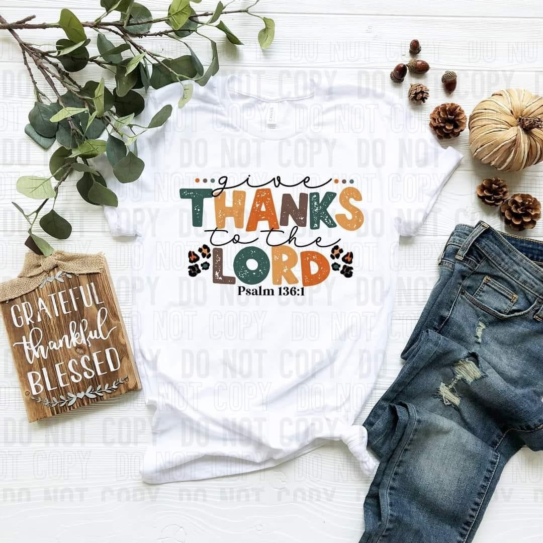 Give Thanks to the Lord with Leopard