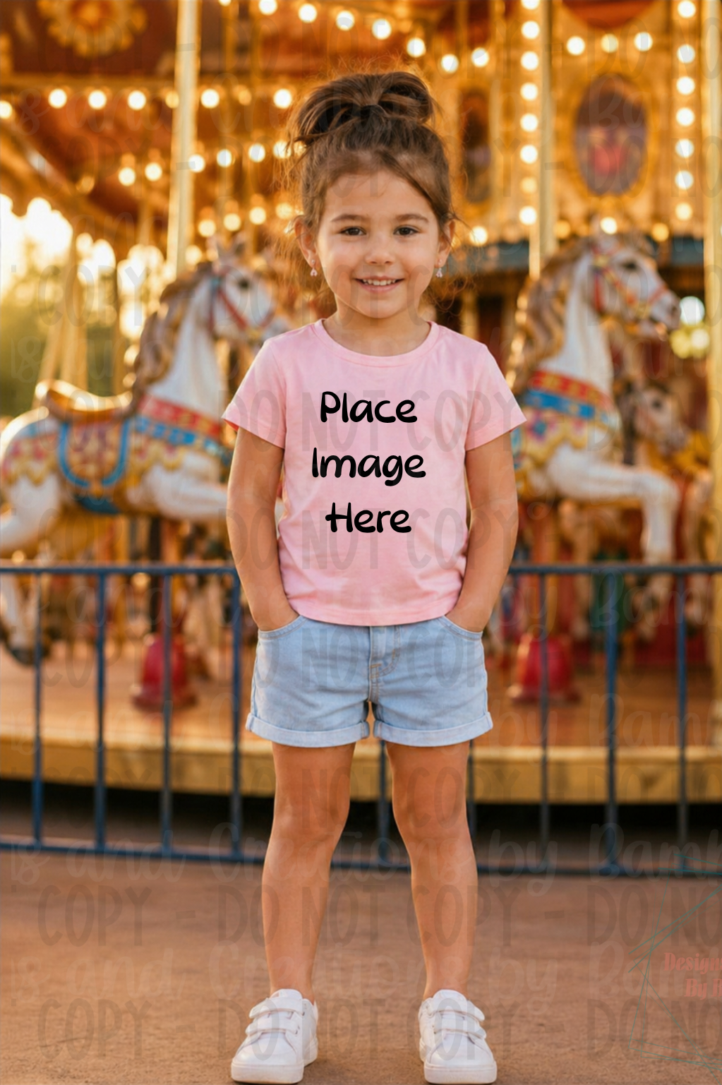 Child Theme Park Gildan Apparel Mock Ups