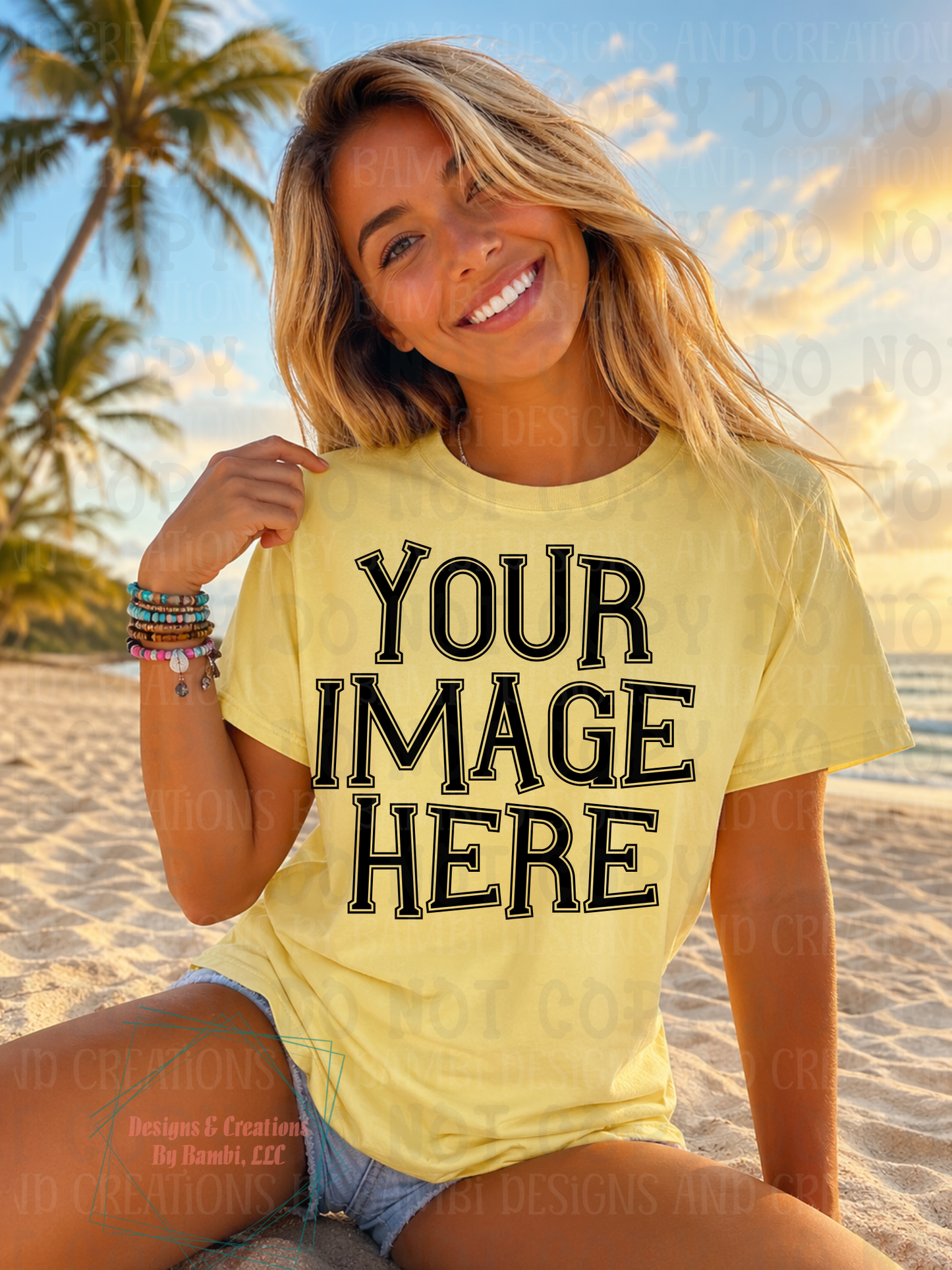 Beach-Cruise Gildan Apparel Mock Ups