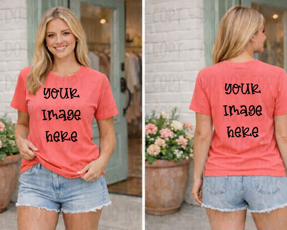 Spring-Summer Themed Gildan Apparel Mock Ups