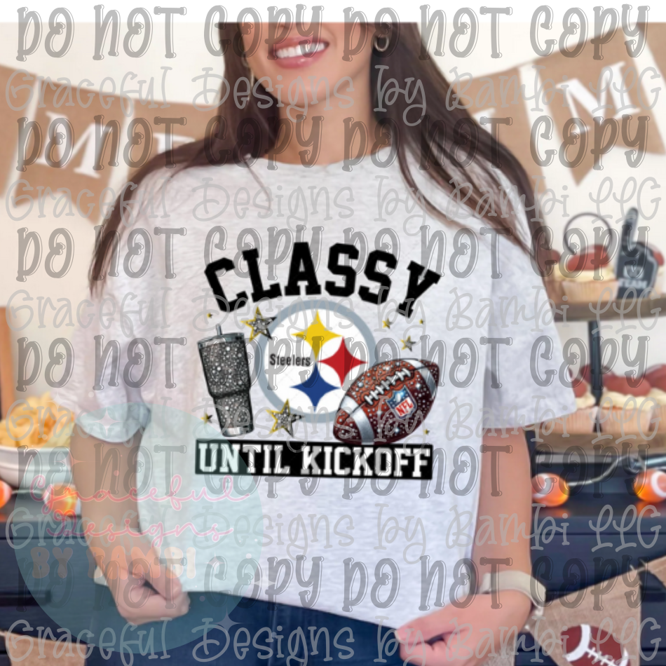 Faux Sequin Classy Until Kickoff Collection