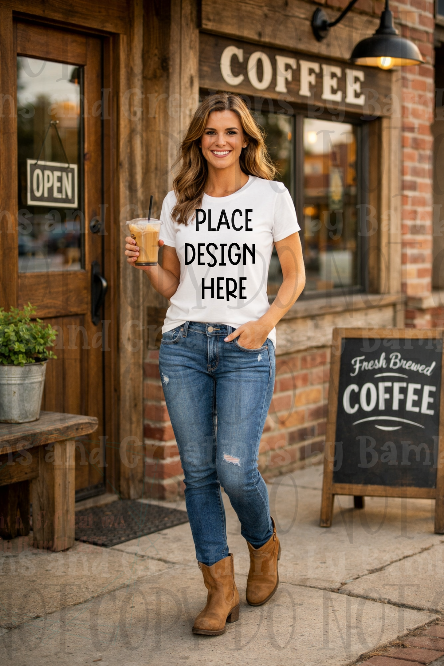 Western Mama Themed Apparel Mock Ups (Bella Canvas, Comfort Colors, and Gildan Brands)