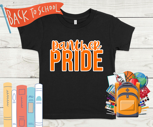 Panther Pride in Orange and White
