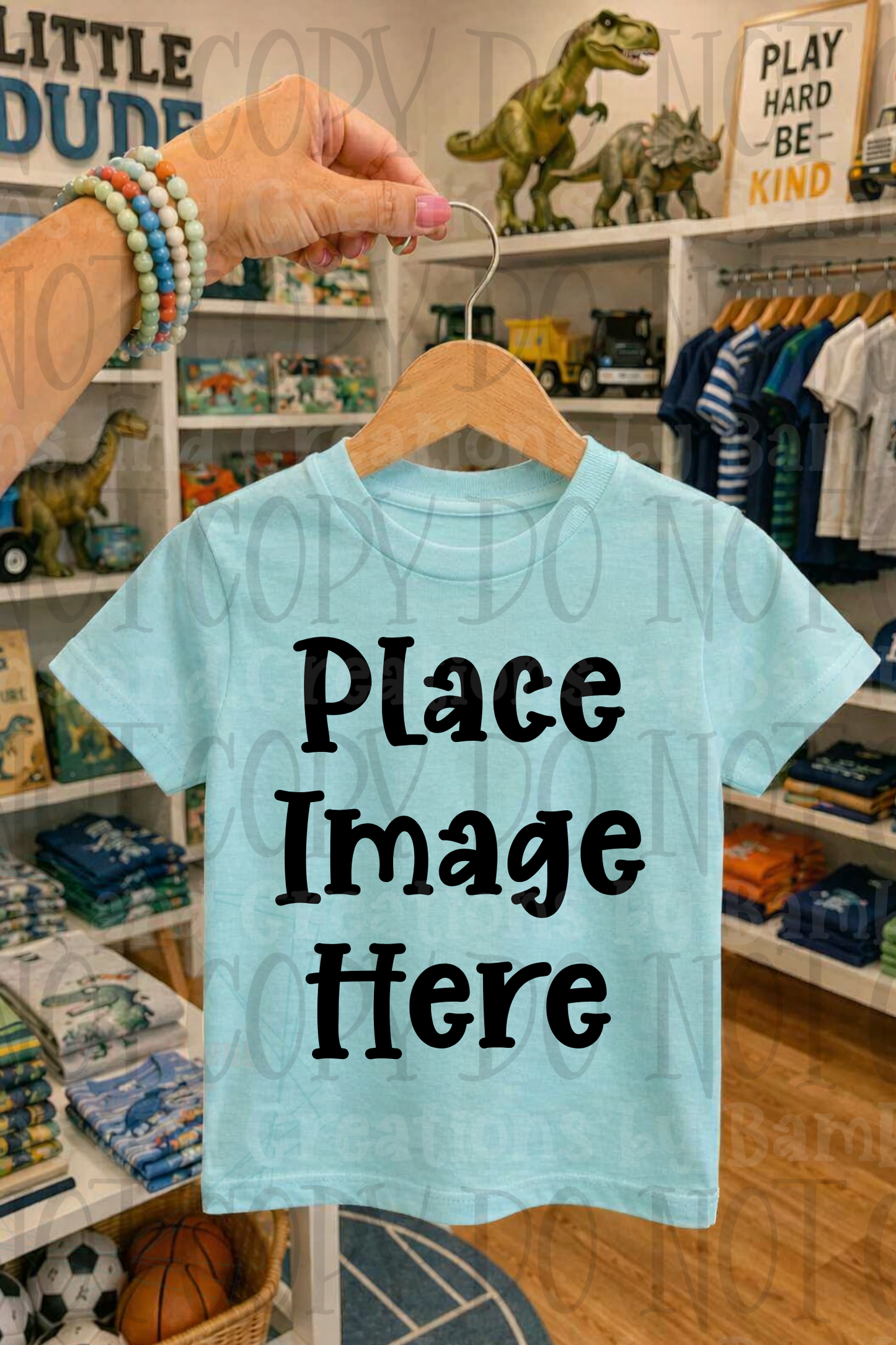 Variety of Boutique Style Shop Adult and Children Apparel Mock Ups (Various Brands)