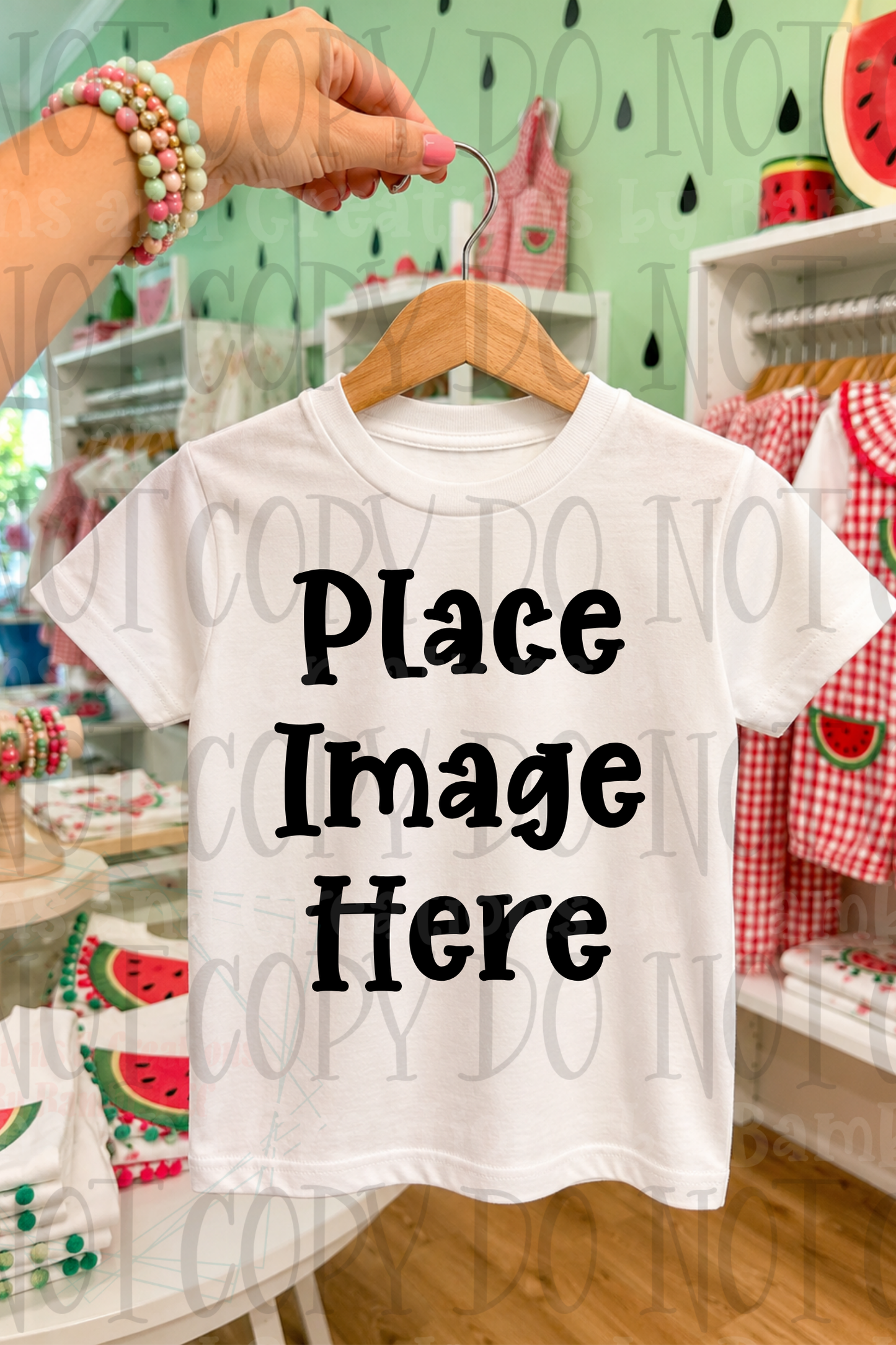 Variety of Boutique Style Shop Adult and Children Apparel Mock Ups (Various Brands)