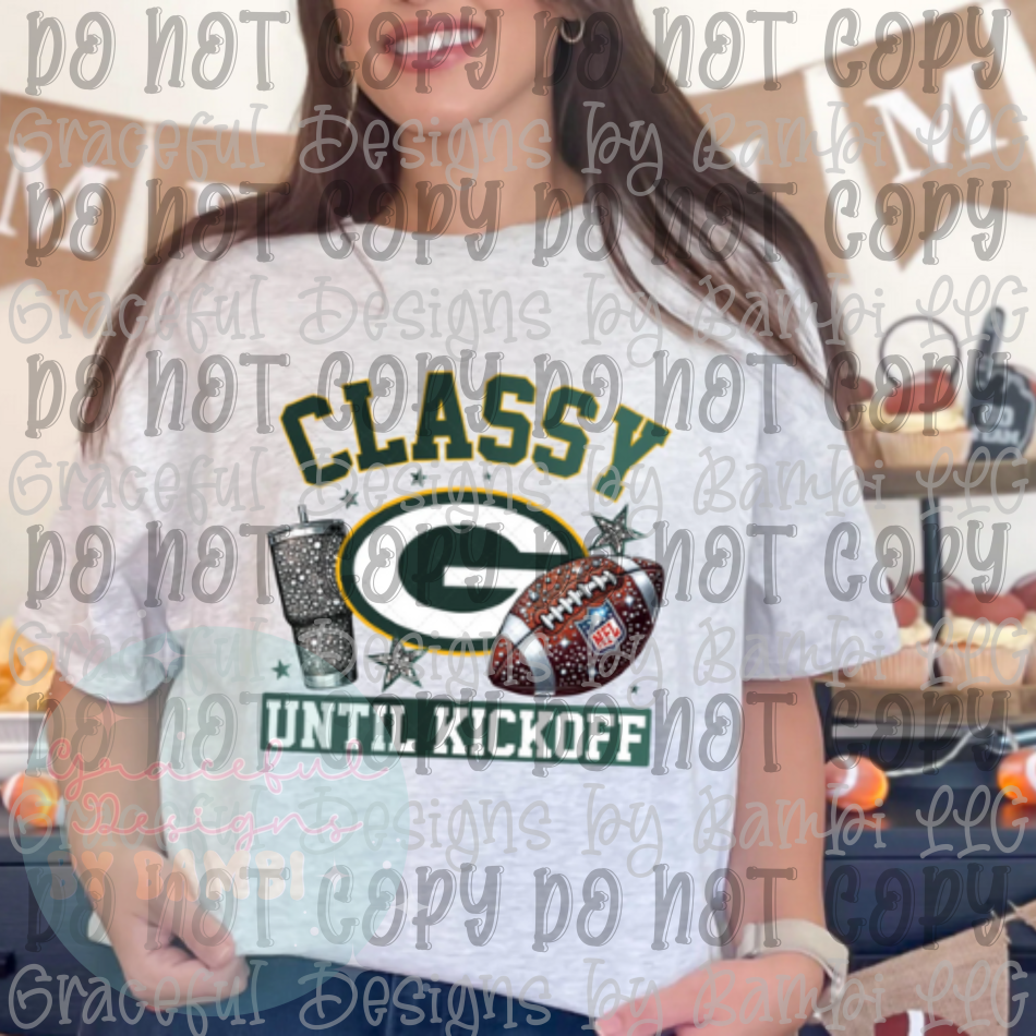 Faux Sequin Classy Until Kickoff Collection