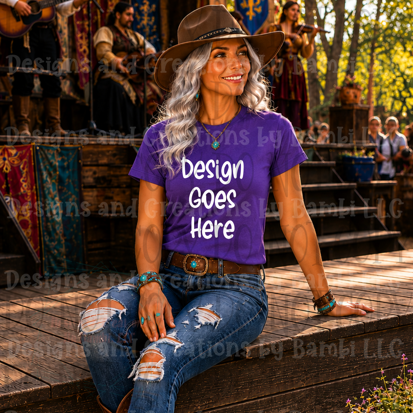 Renaissance Scene Apparel Mock Ups (Gildan Brand Only)