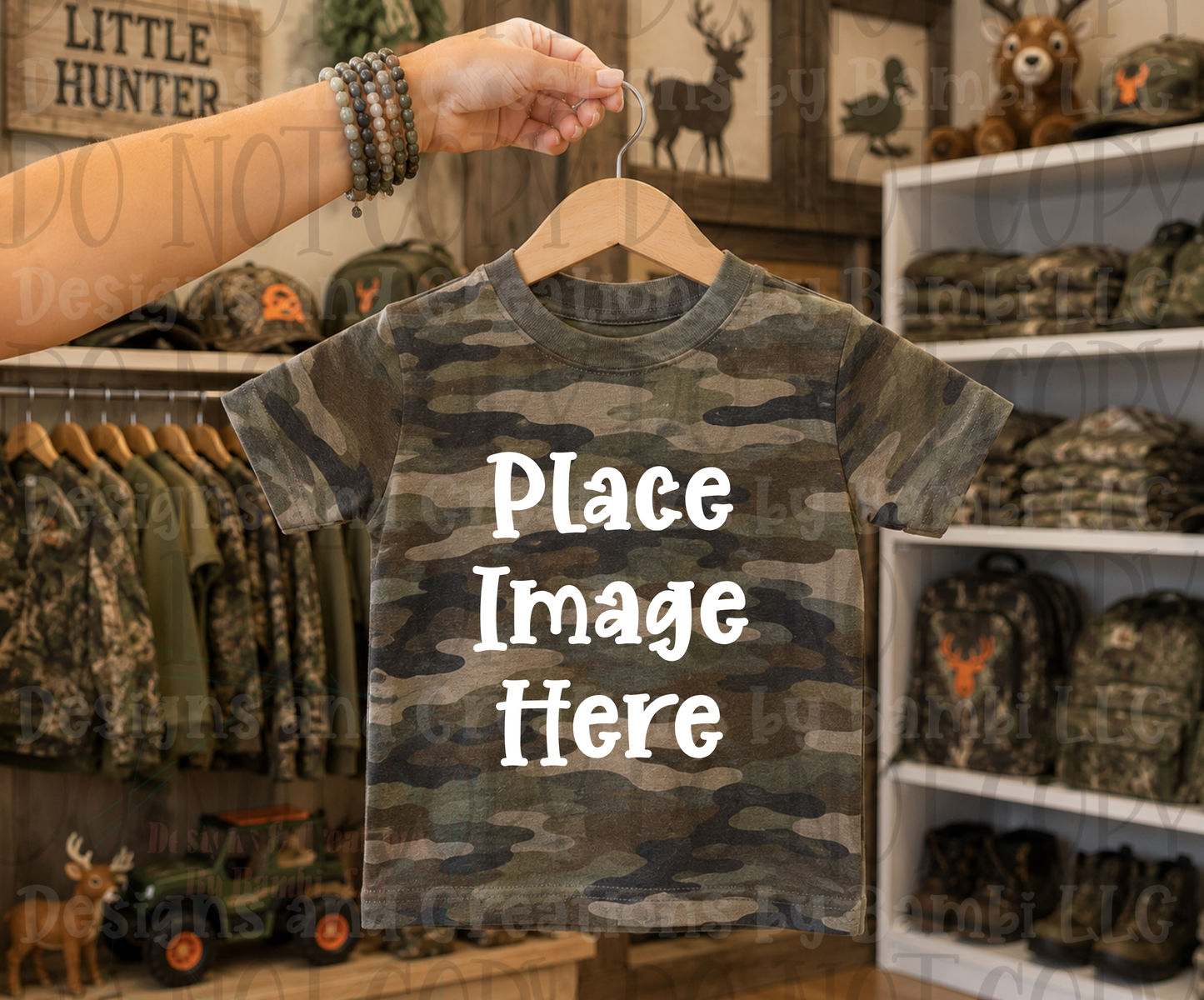 Variety of Boutique Style Shop Adult and Children Apparel Mock Ups (Various Brands)