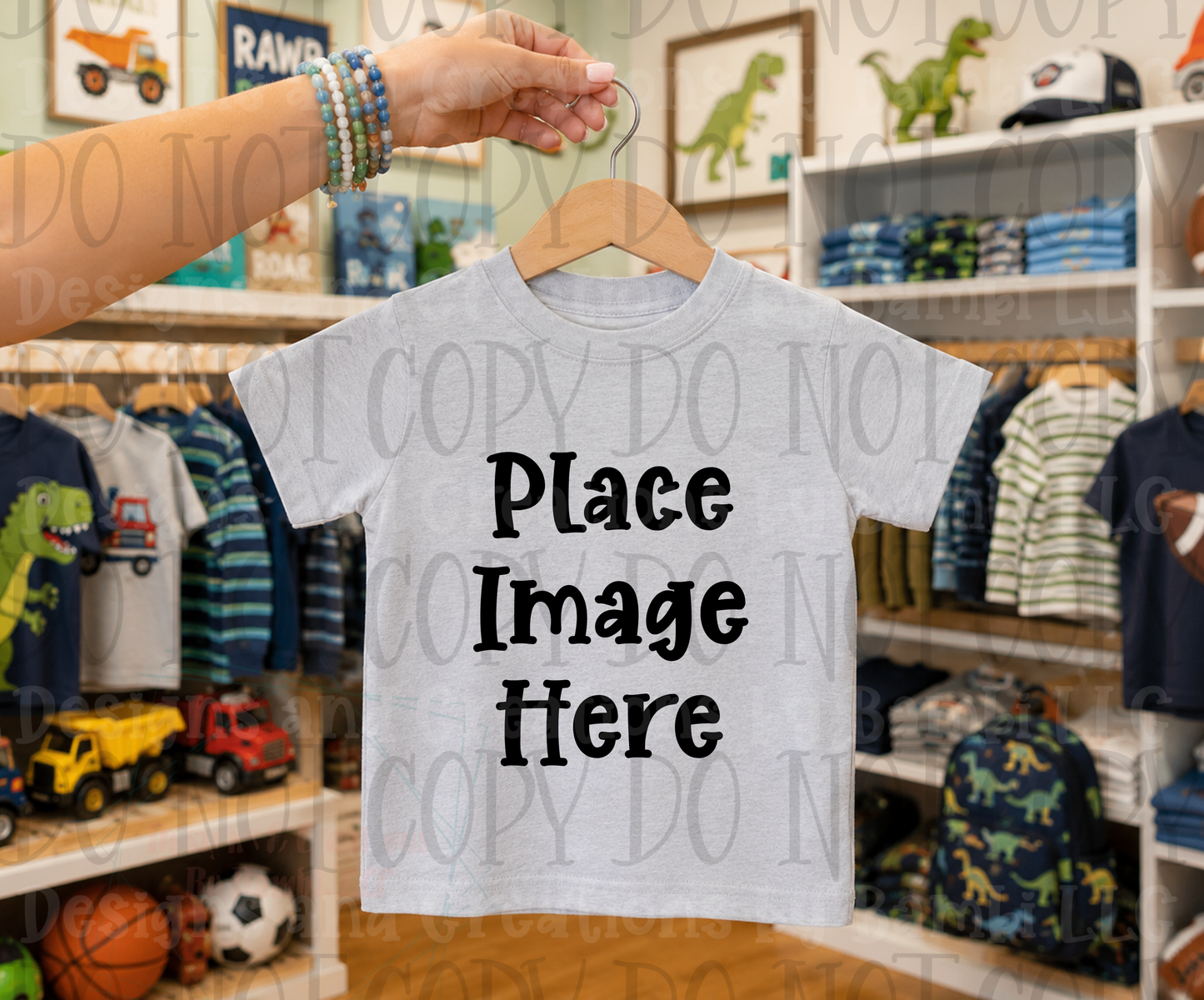 Variety of Boutique Style Shop Adult and Children Apparel Mock Ups (Various Brands)