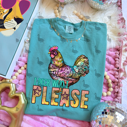 I Peck Who I Please