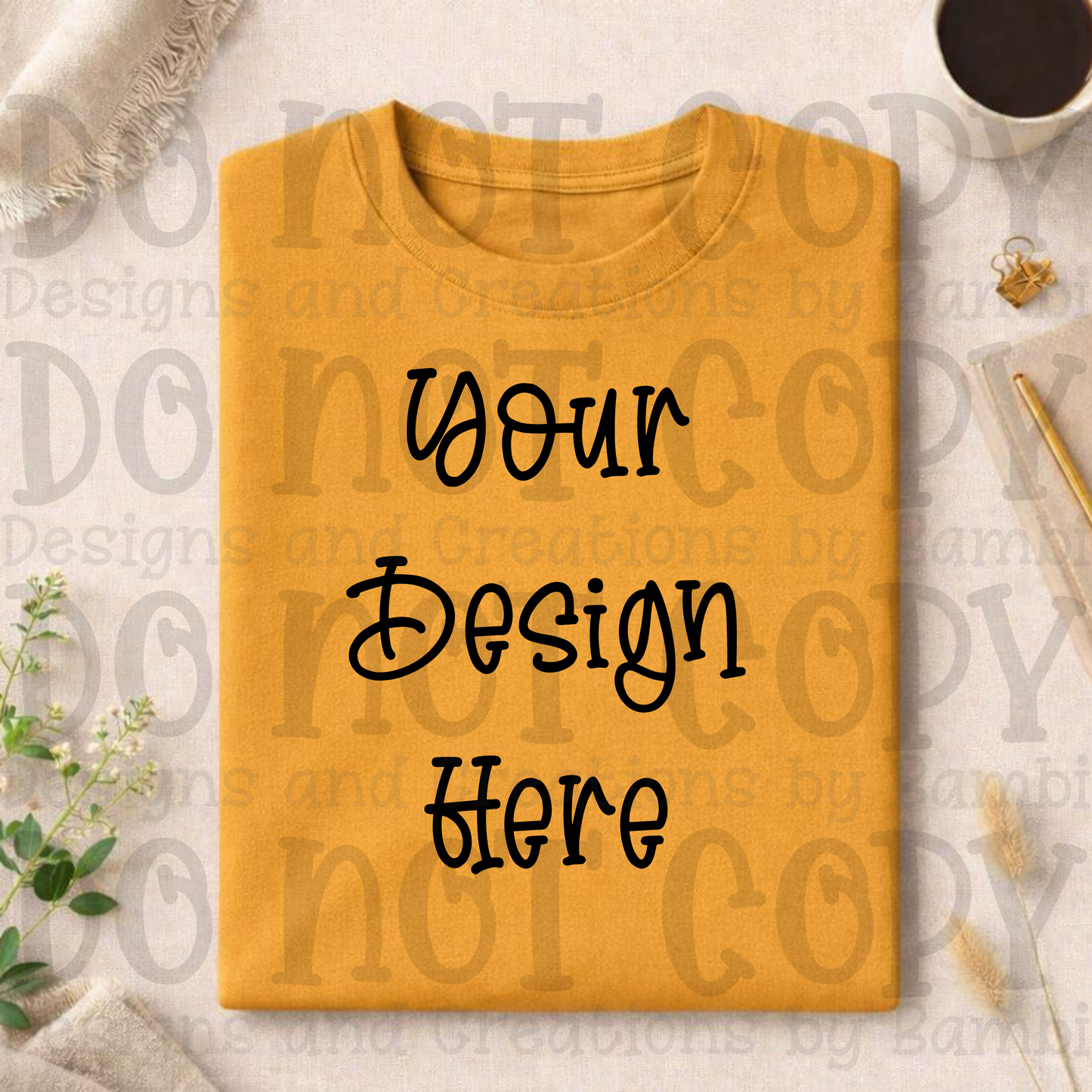 Minimalist Folded Tshirt Apparel Mock Ups