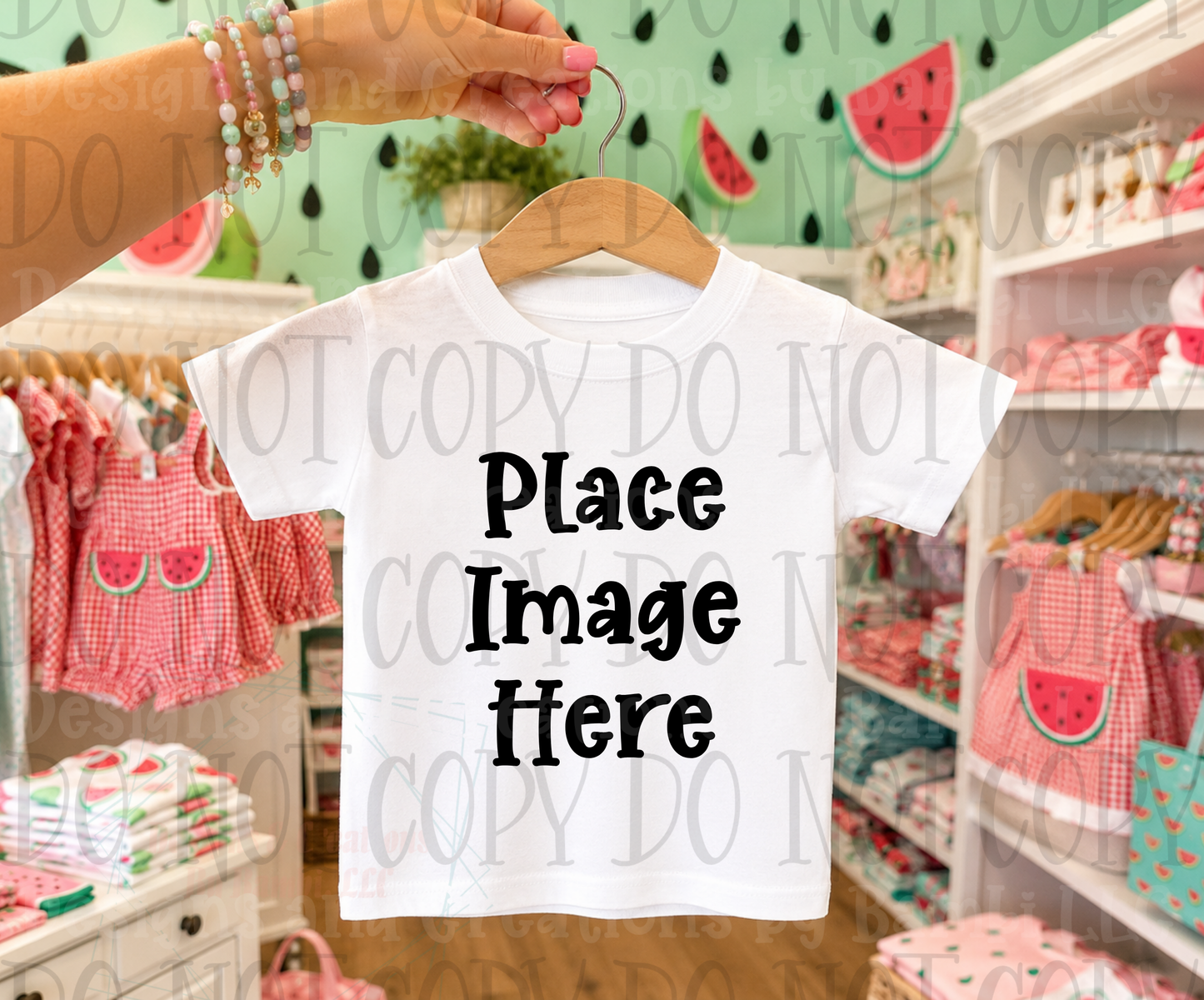 Variety of Boutique Style Shop Adult and Children Apparel Mock Ups (Various Brands)