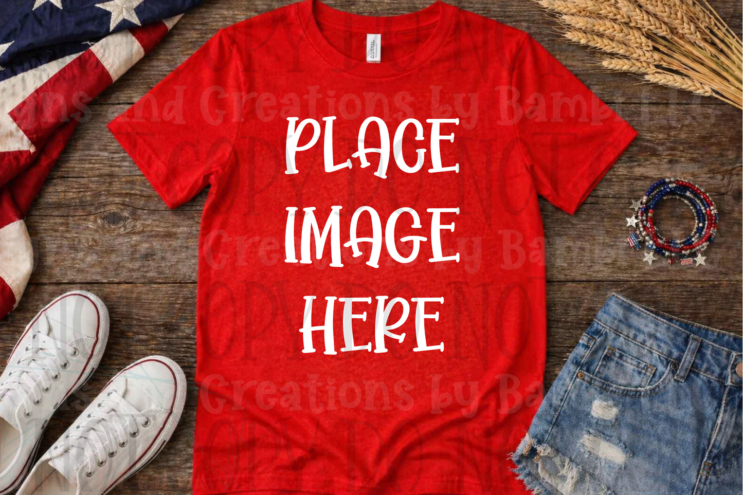 Patriotic-4th of July Outdoors Apparel Mock Ups