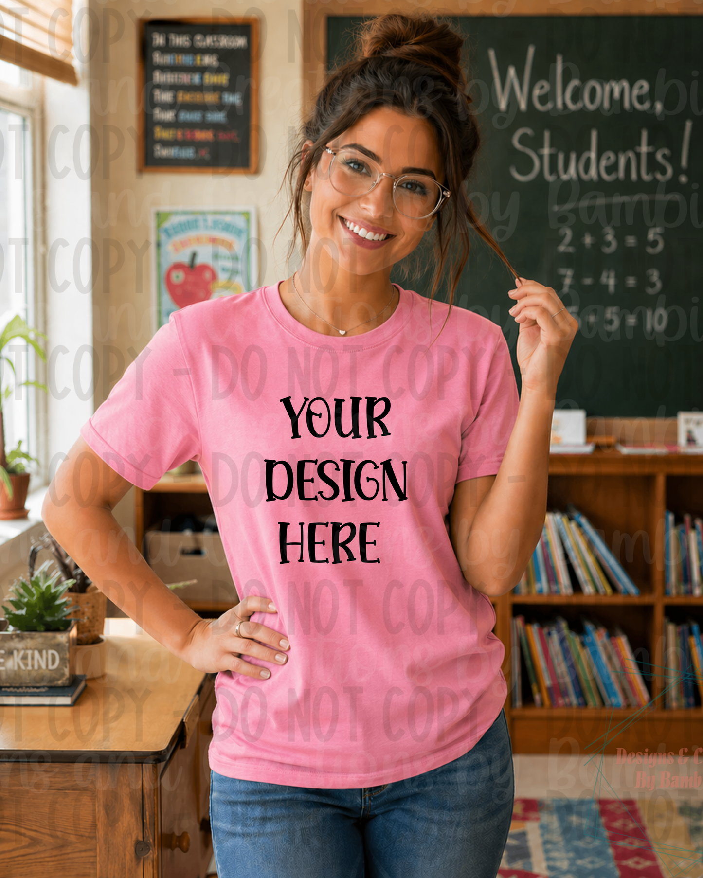 Teacher Life Gildan Apparel Mock Ups