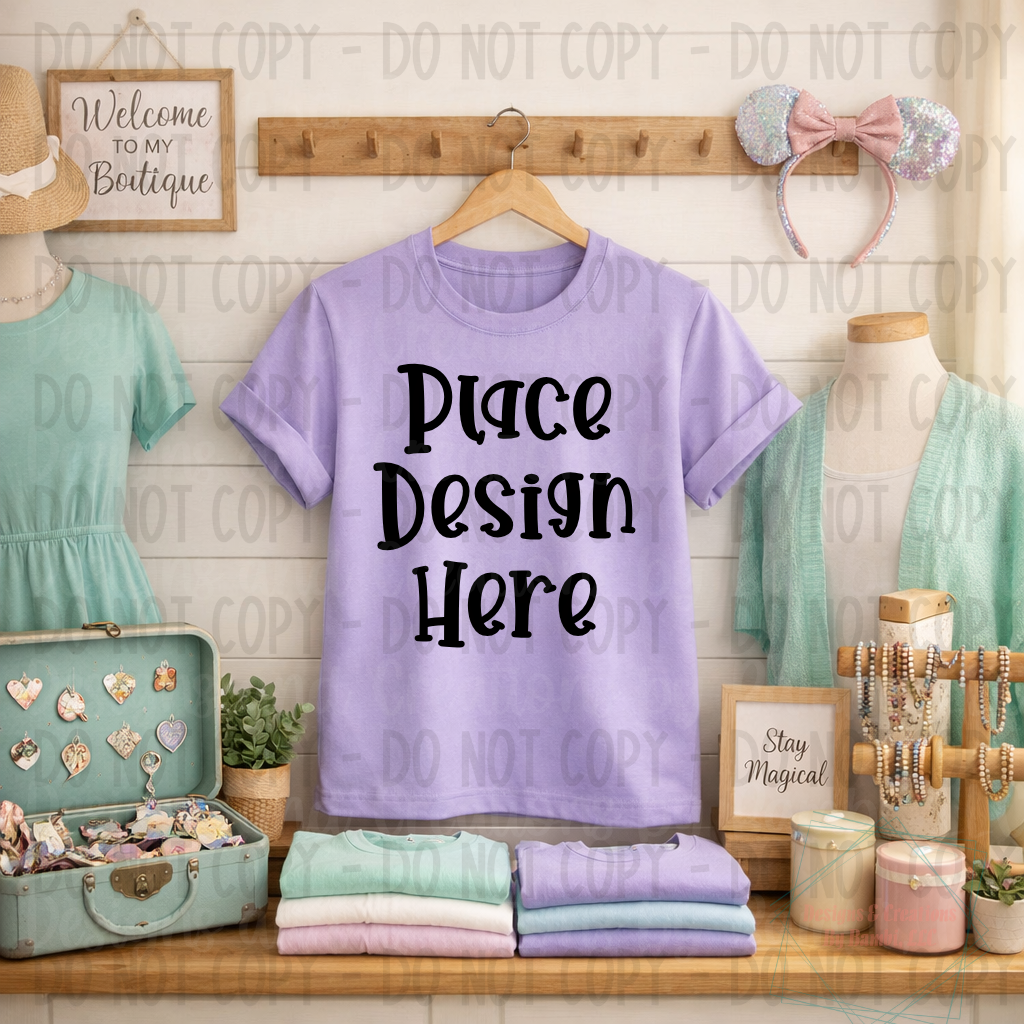Boutique Themed Indoor Lifestyle Gildan Apparel Mock Ups
