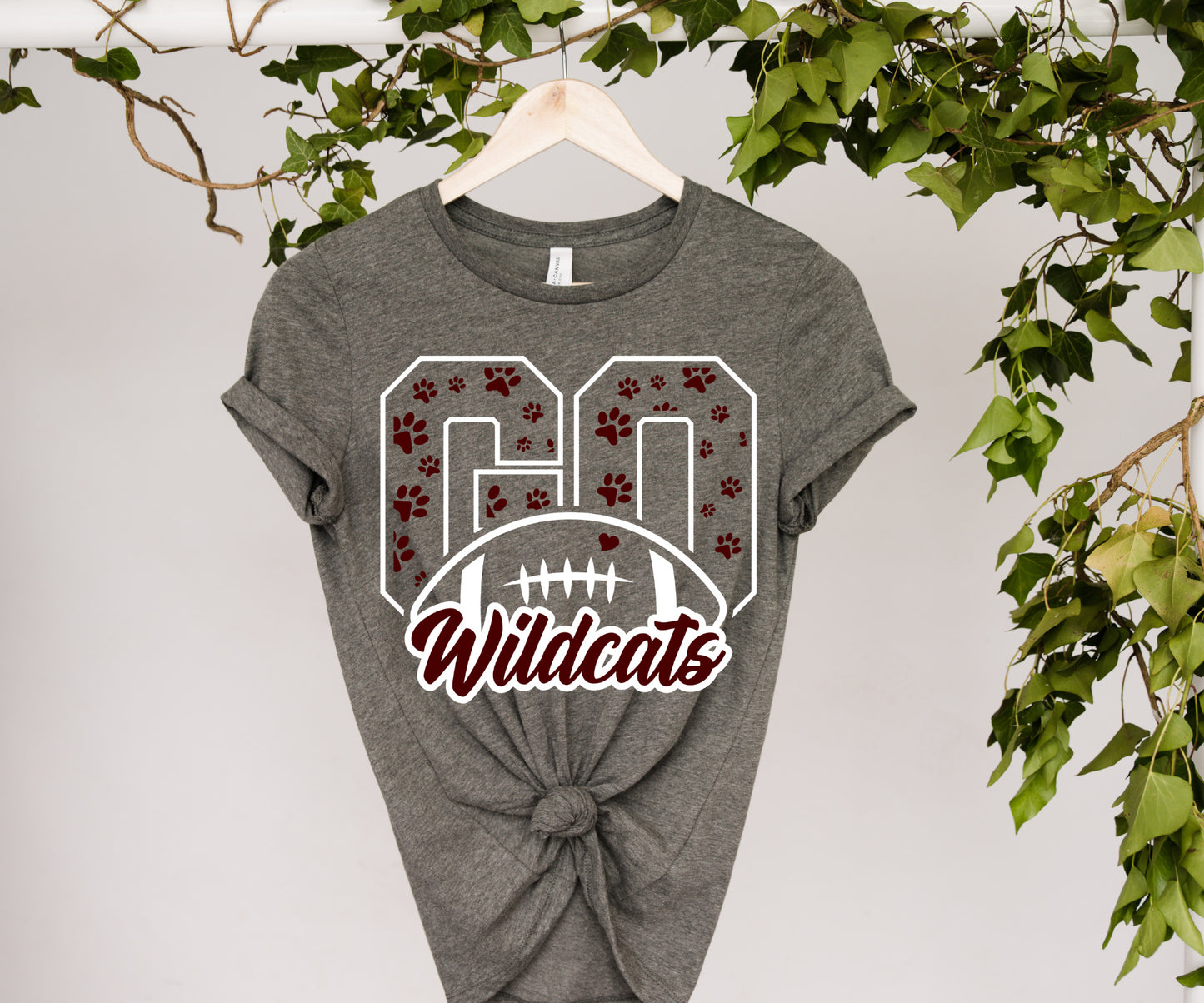 Go Wildcats with Football