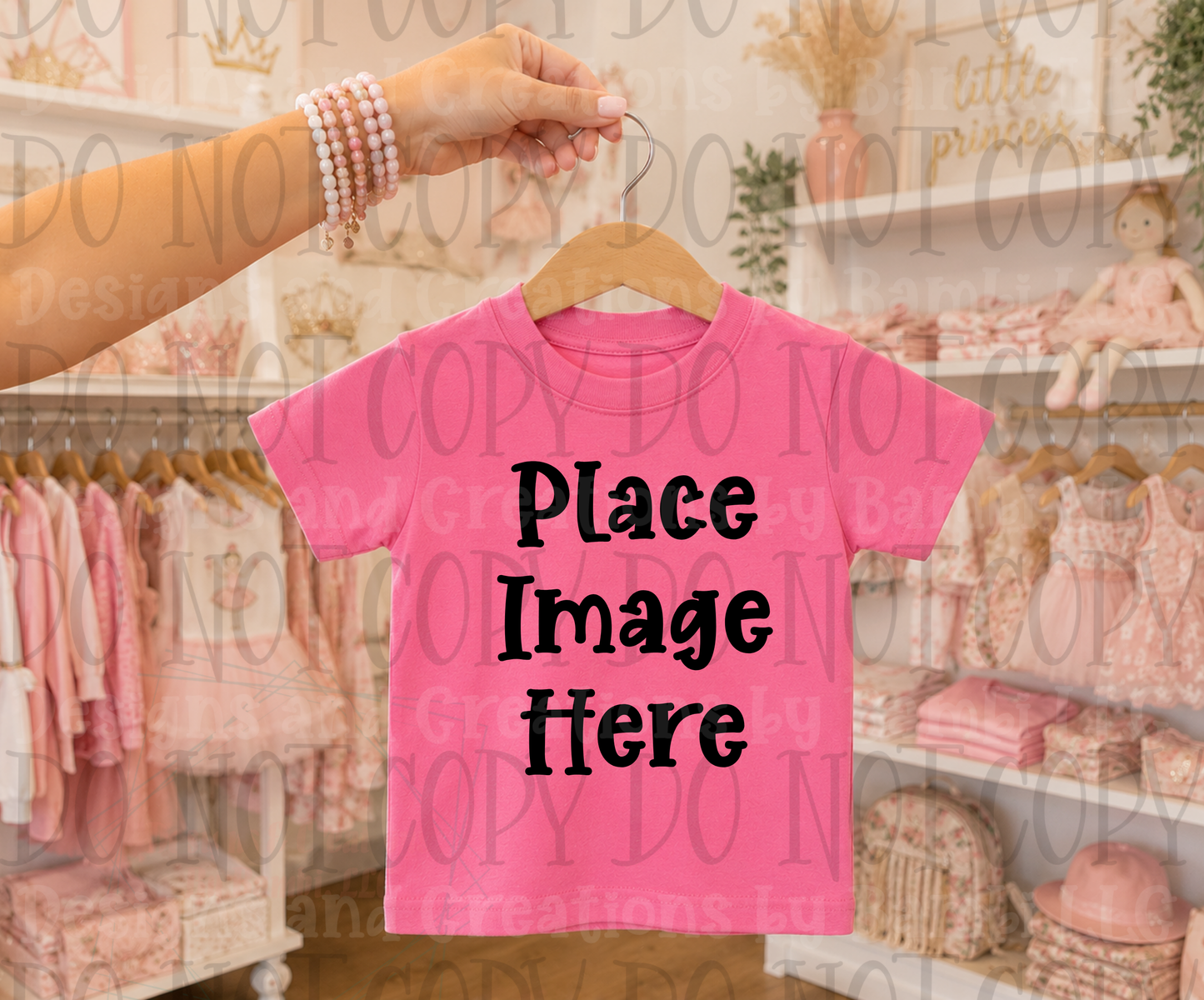 Variety of Boutique Style Shop Adult and Children Apparel Mock Ups (Various Brands)