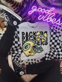 Football Faux Rhinestone Helmet Bow Stacked