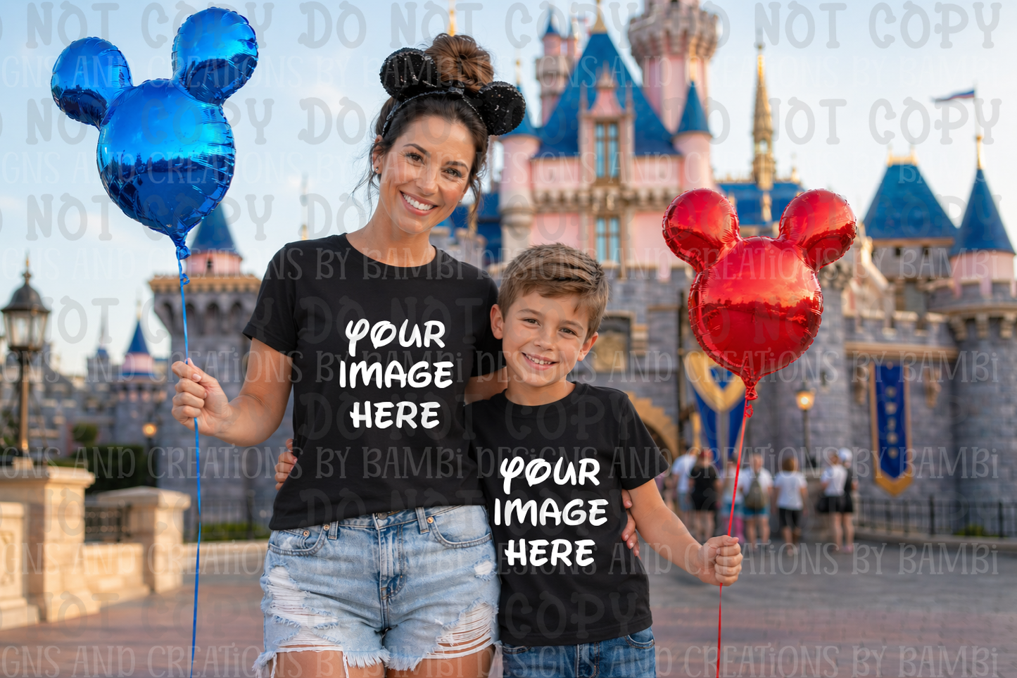 All Disney Theme Park Apparel Mock Ups