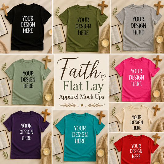 Faith Apparel Digital Mock Up Bundle