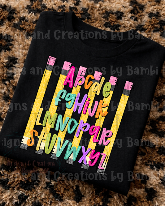 ABC with Pencils
