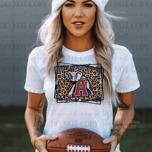 Alabama Crimson Tide and Leopard