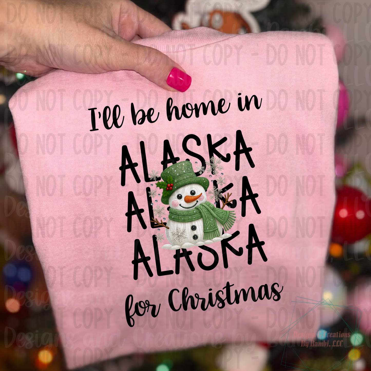 I'll Be Home in States Sage Snowman Black Font Digital Bundle