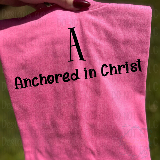 ABC's of Faith in Black Font Collection