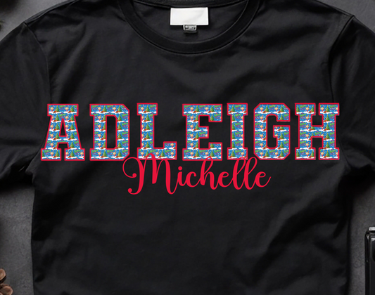 Grinch Children Personalized Name Design