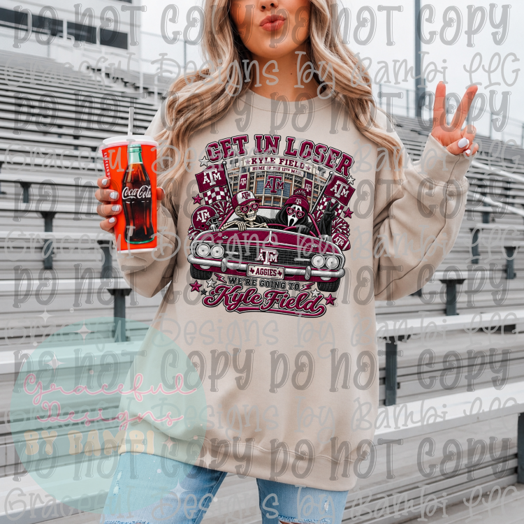 Faux Embroidery Get in Loser Collection