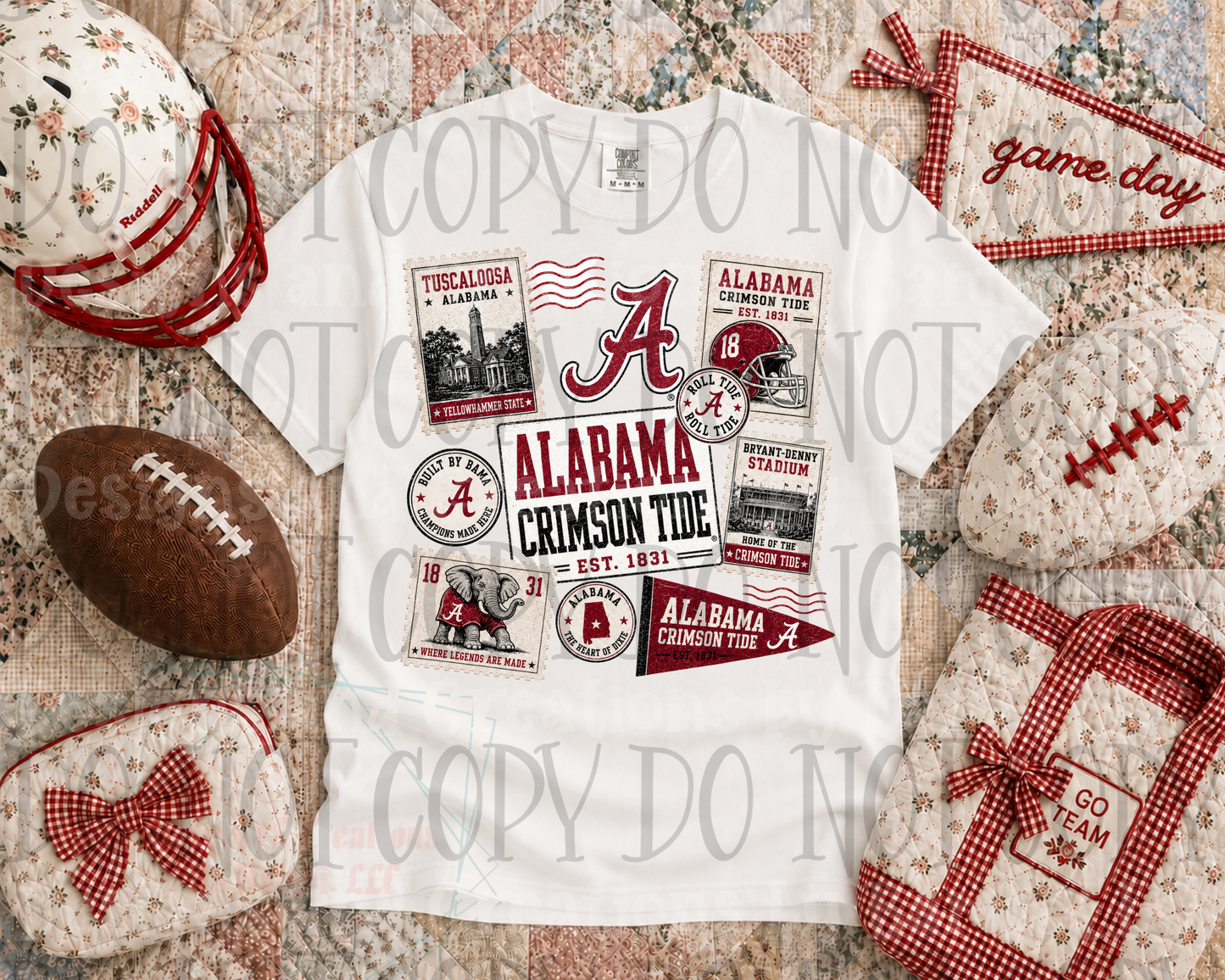 Alabama Stamp Collage
