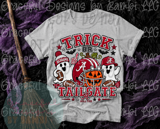 Faux Embroidery Trick or Tailgate Football Collection