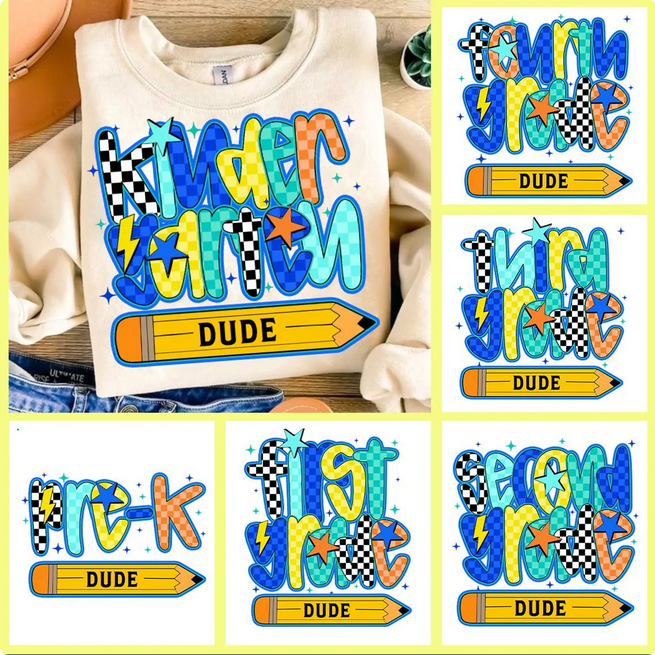Back To School Dude Grade Collection