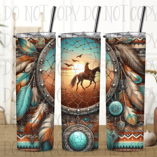 Another Southwestern 20 oz Skinny Sublimation Tumbler
