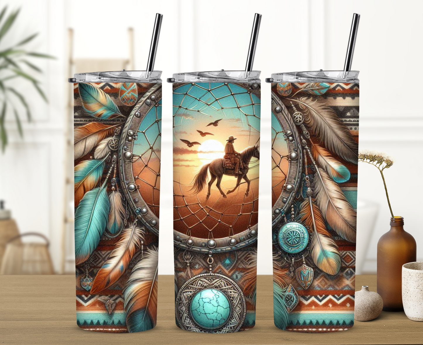 Another Southerwestern 20 oz Skinny Sublimation Tumbler