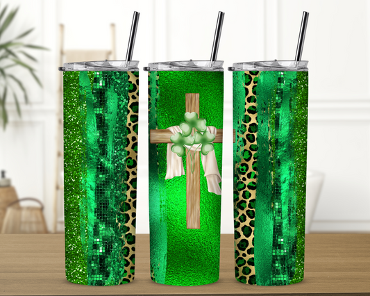 At the Cross St Patrick's 20 oz Skinny Sublimation Tumbler