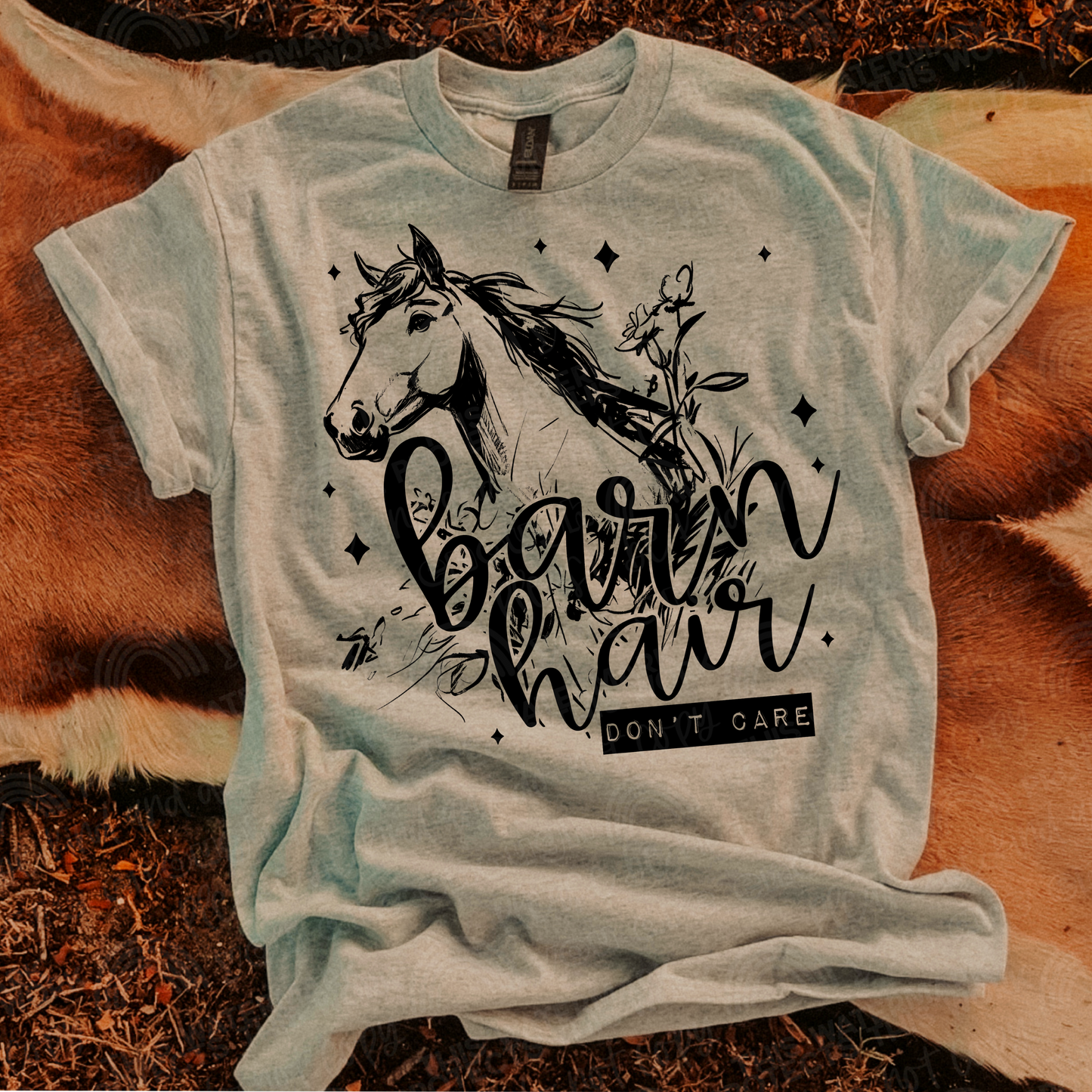 Barn Hair Black Font