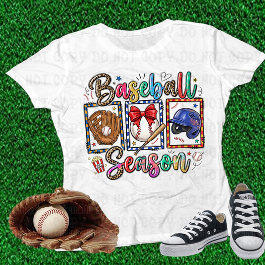 Baseball Season Colorful