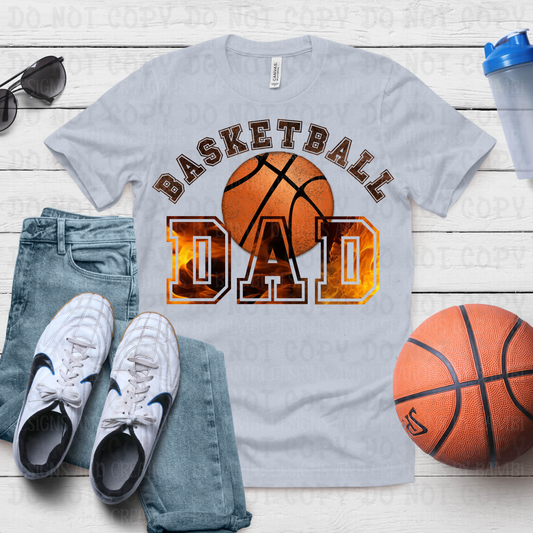 Baseketball Dad Brown/Orange