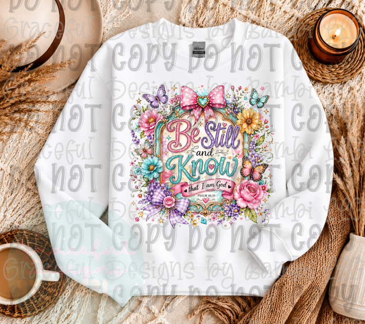 Be Still Know I Am God Pastel